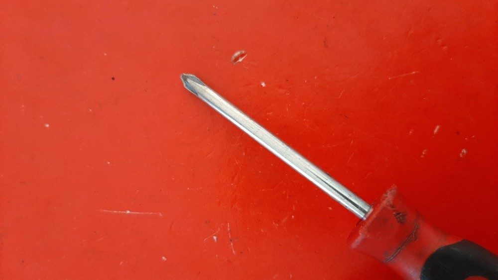 Snap-on Tools SGDP301B No. 1 Phillips Instinct Red Soft Handle Screwdriver READ