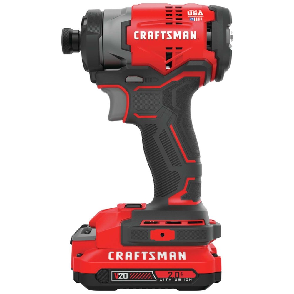 CRAFTSMAN CMCF820D2 V20 20V Max Variable Speed Brushless Cordless Impact Driver