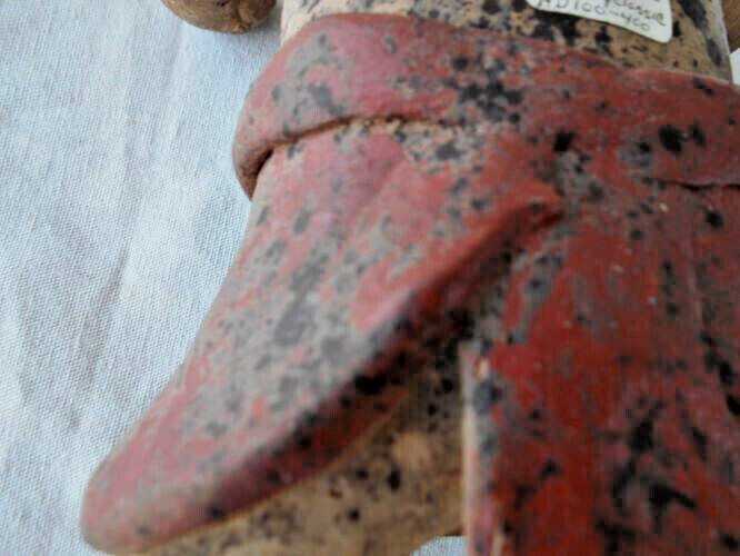 pre columbian COLIMA figure large ,example , common ritual pose with arms open