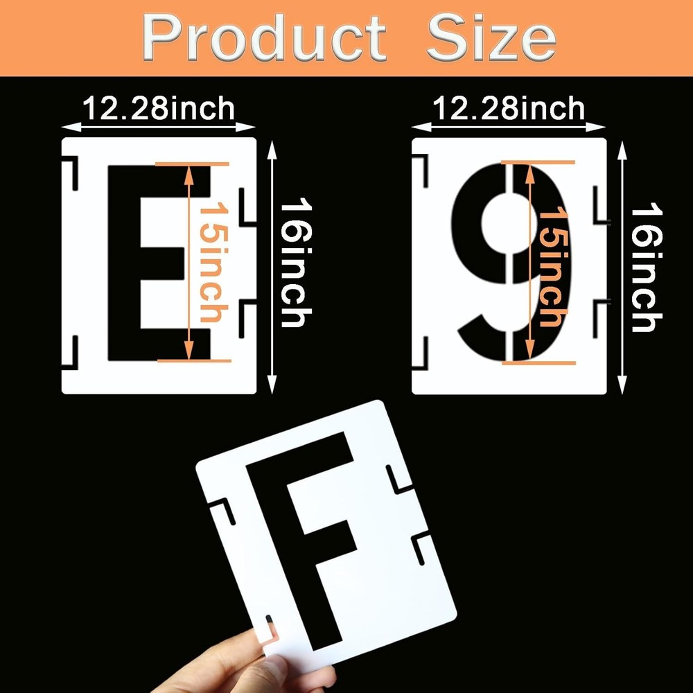 Reusable Alphabet Templates Kit, DIY Art Projects