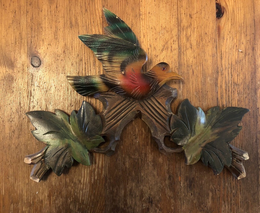 Vintage Black Forest Cuckoo Clock  Front Trim-Topper