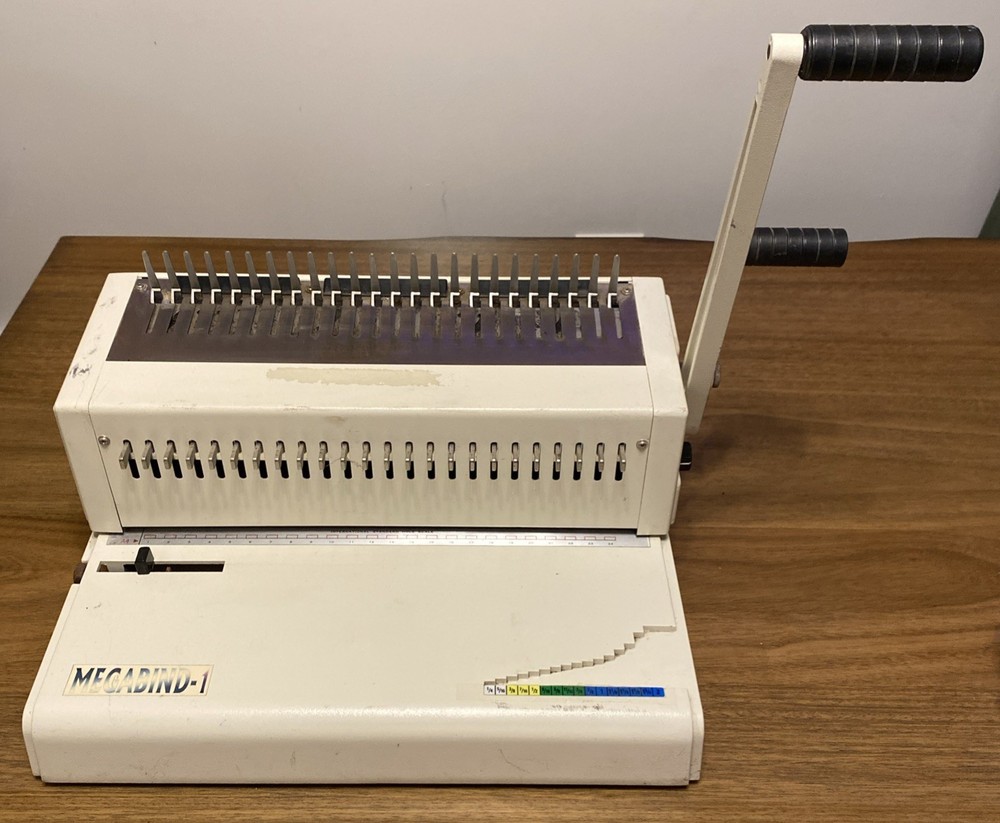 Akiles Megabind-1 Comb Binding Punch & Opener (READ DESCRIPTION)
