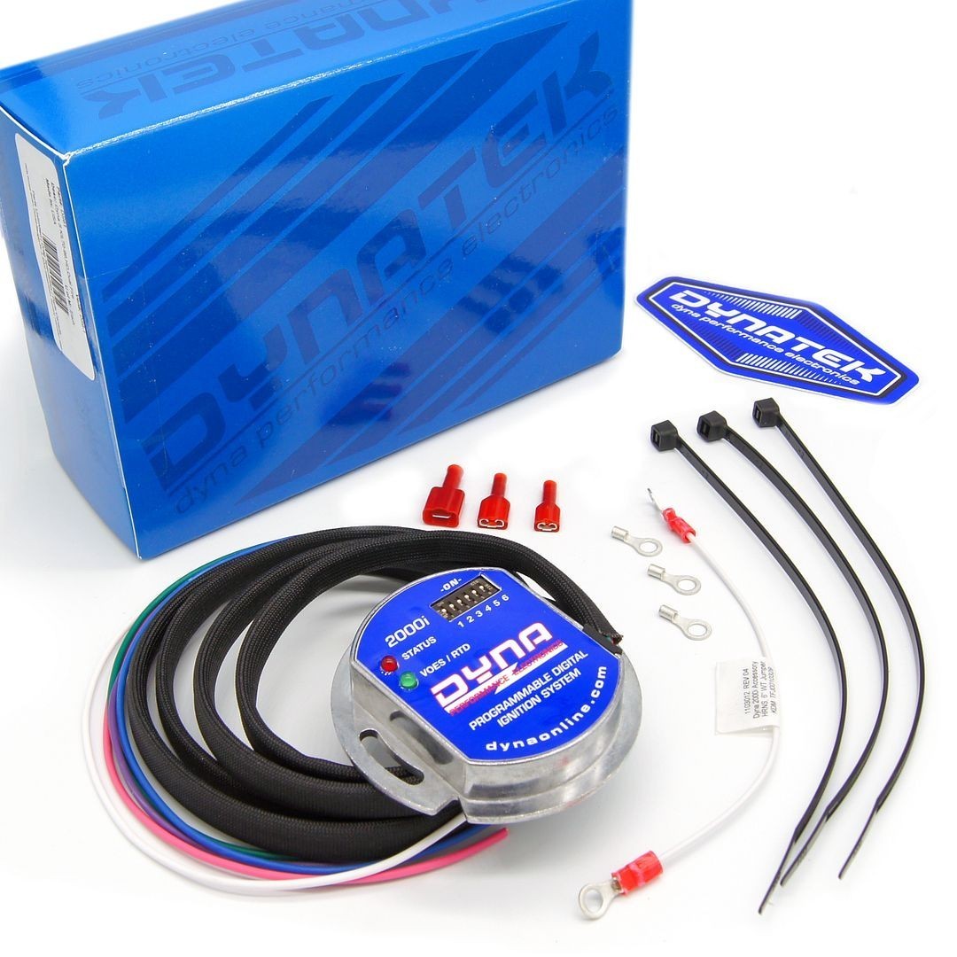 DYNA D2Ki-1P Dynatek 2000i Programmable Electronic Ignition 1970-99 Harley carb