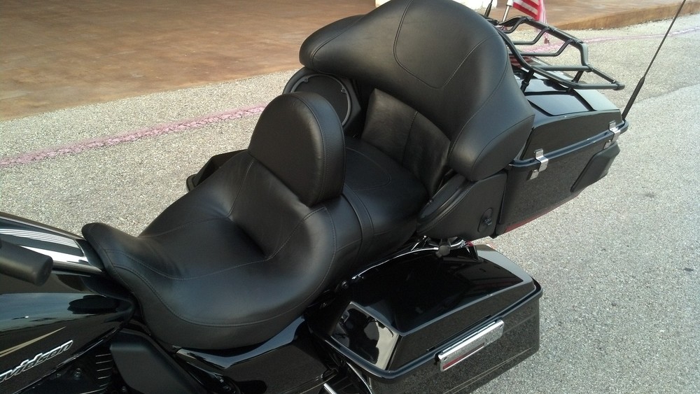 Harley Drivers Backrest for Electra Glide, Ultra,Tri Quick Release Adjustable