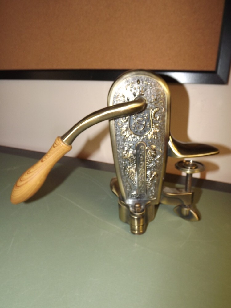 Vintage Legrape Table Mount Corkscrew Bottle Opener