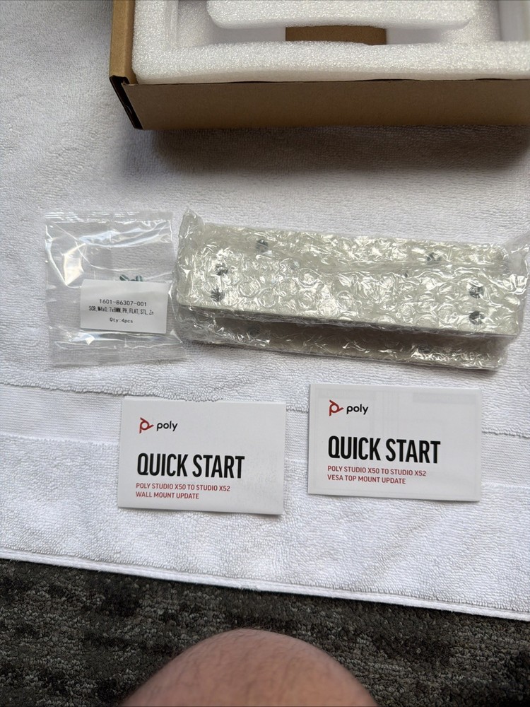 Poly Studio X52 Adapter Bracket For Studio X50 Wall or VESA Mount