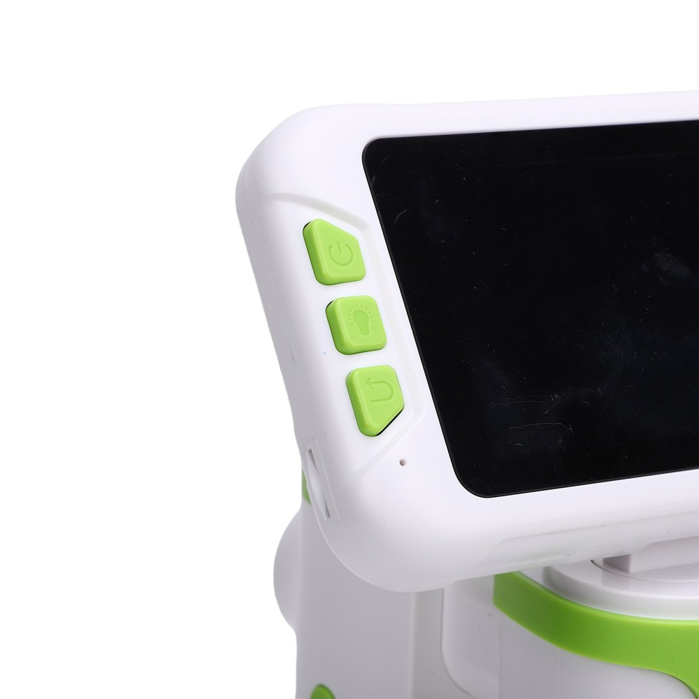 Kids Microscope 1600X Handheld Digital Microscope with 4 Inch 1080P Screen