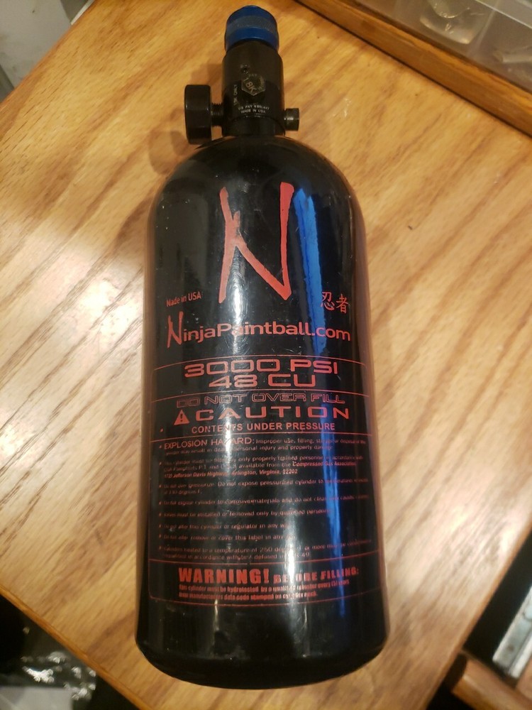 Ninja Compressed Air Tank w/ Adjustable Regulator - 48/3000