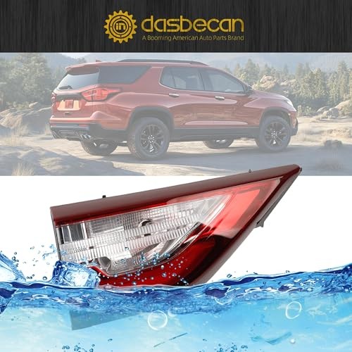 Led Inner Tail Light Assembly Compatible with 2018-2021 Chevy Traverse Left