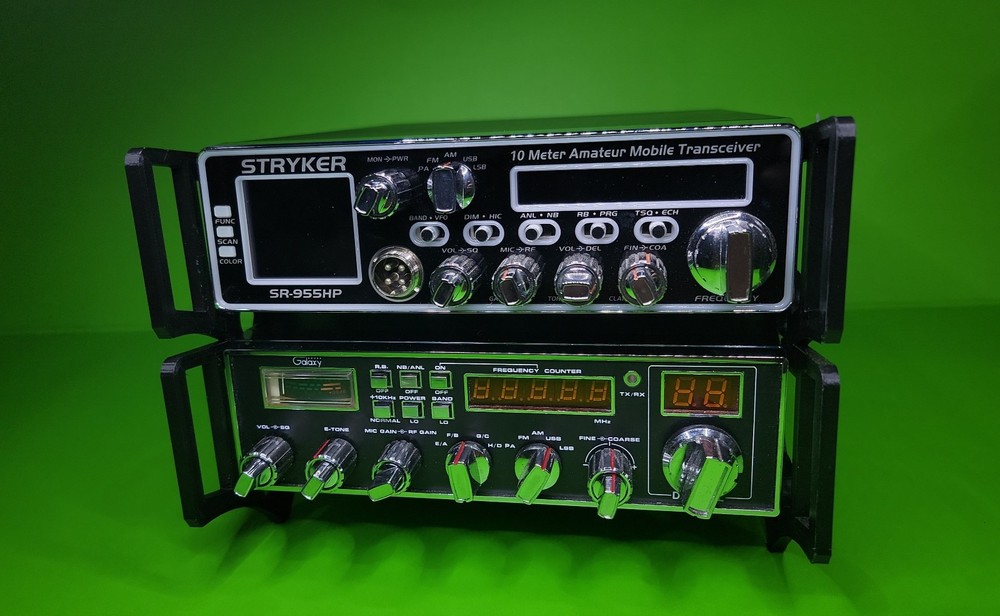 CB RADIO HANDLE STAND (DUAL) FOR VARIOUS MODELS