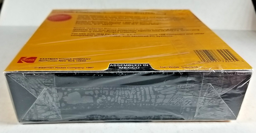 1987 Kodak 5 1/4" Diskettes 2S 2D Double Sided Density 10 Computer Discs NEW