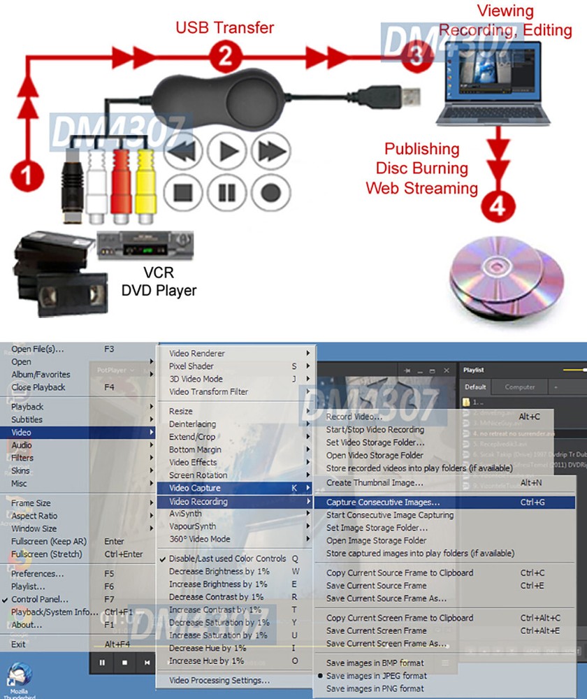 PC-Based Video Frame Capture Grabber Digital Recorder