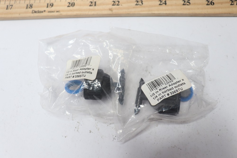 (2-Pk) Drip Irrigation Riser Adapter 336STU