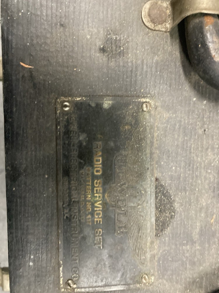 Radio Service Set. Vintage Tester Missing Probe. Untested