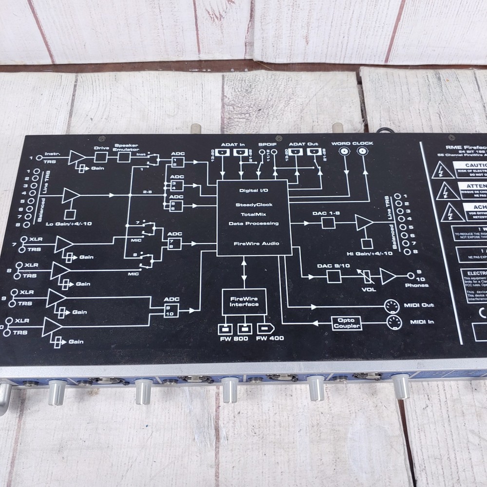 RME Audio Fireface 800 Digital Recording Interface - FULLY TESTED + WORKING