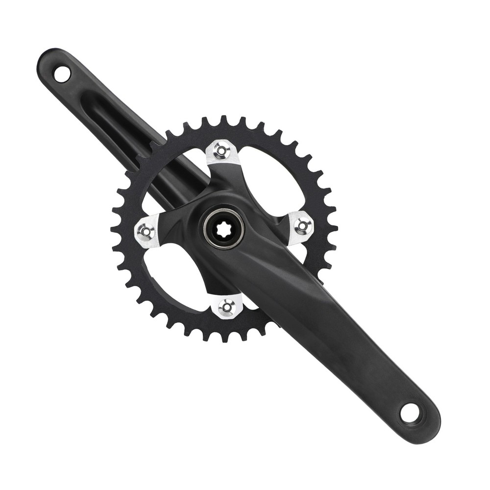 MEROCA Crankset Bottom Bracket 36T Black
