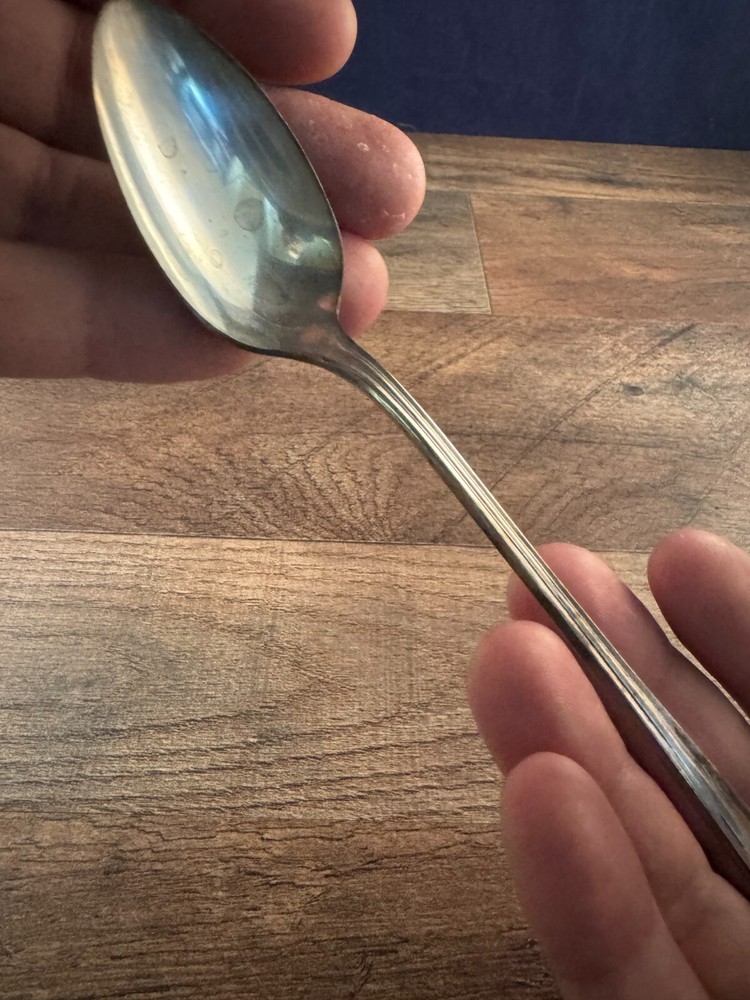 Oneida Hotel Plate Silverplated Iced Tea Spoon Vernon/Ashley Pattern