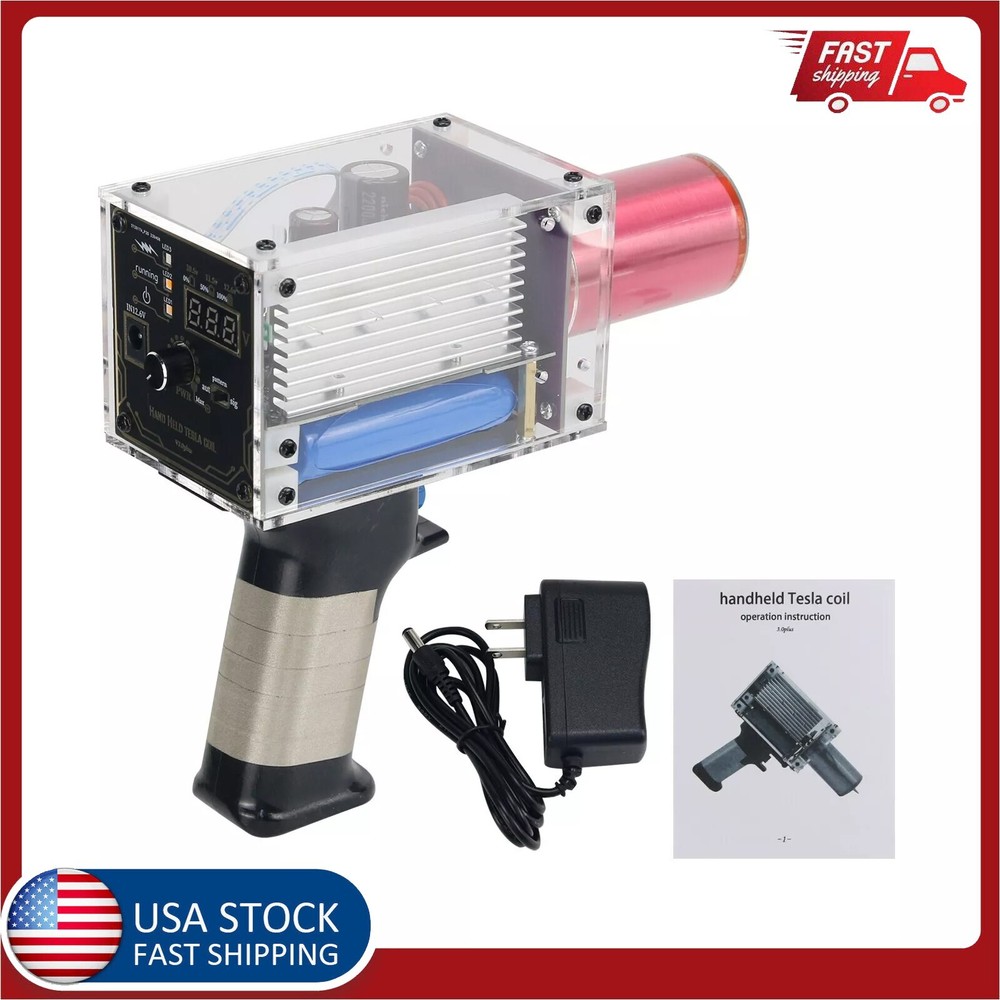 US Enhanced Version Tesla Coil Gun Magnetic Energy Generator 3rd Generation Plus