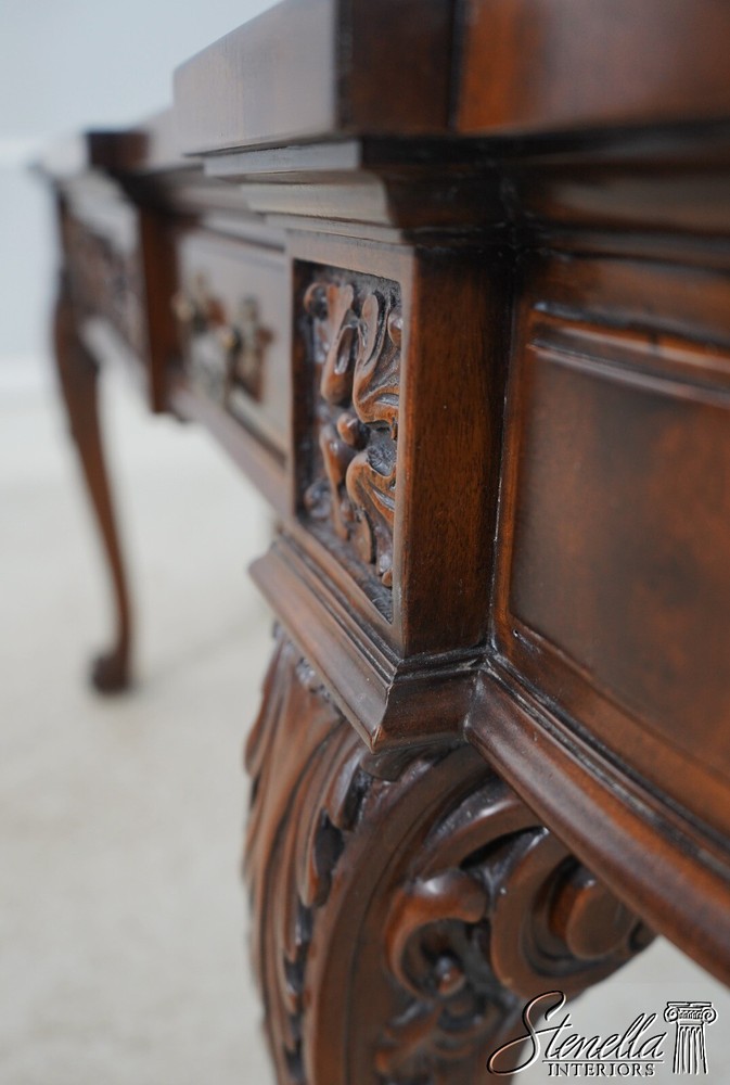 L67384: KARGES Georgian Style Walnut Console Table Sideboard