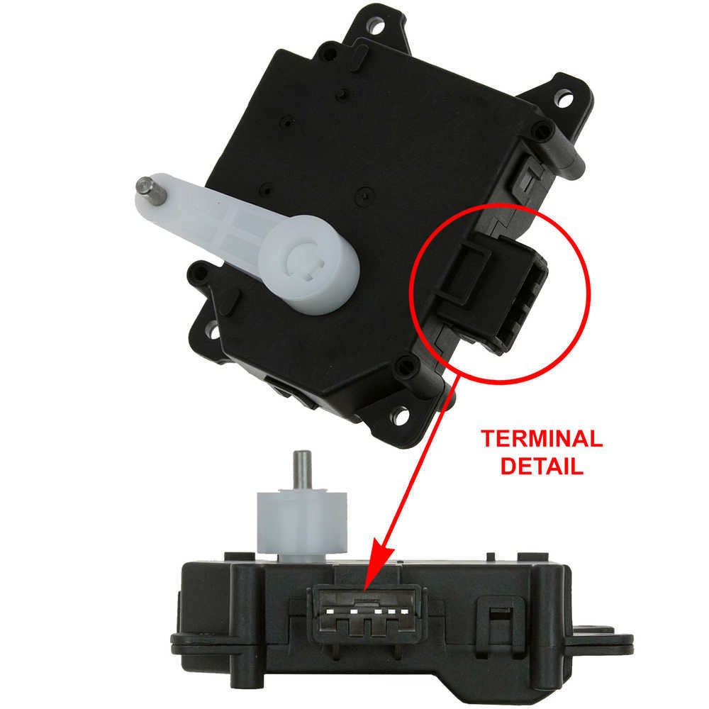 HVAC Mode Door Actuator Global 1712289