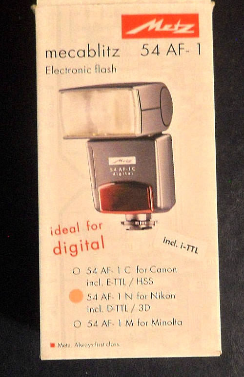 Metz Mecablitz 54 AF-1 Electronic Flash For Nikon