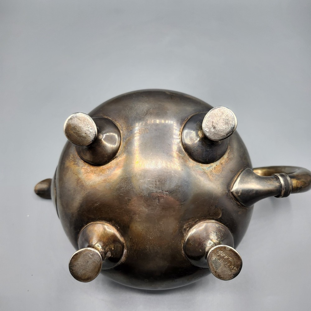 Vintage Pewter Teapot - Signed