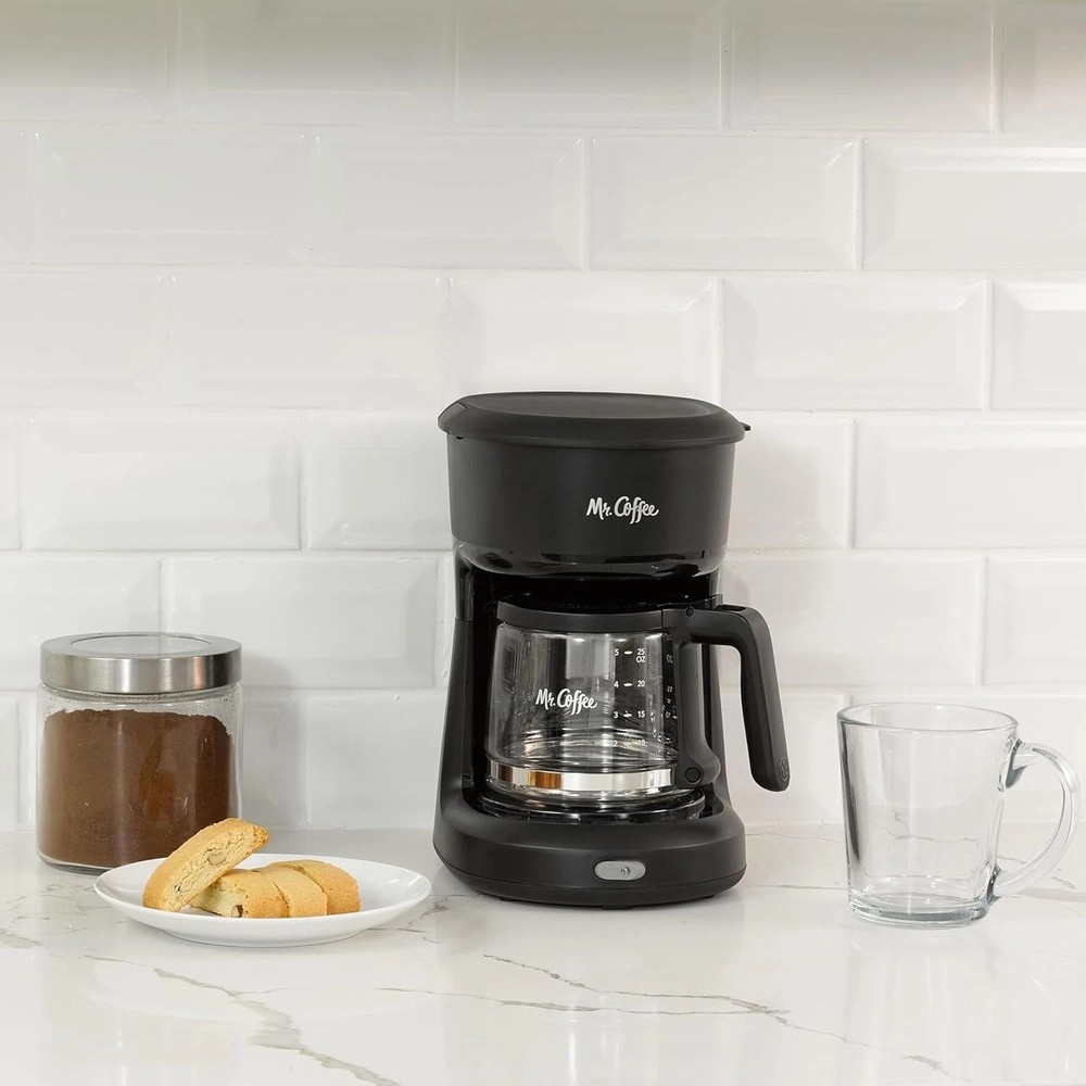 5-Cup Mini Brew Switch Coffee Maker, Black