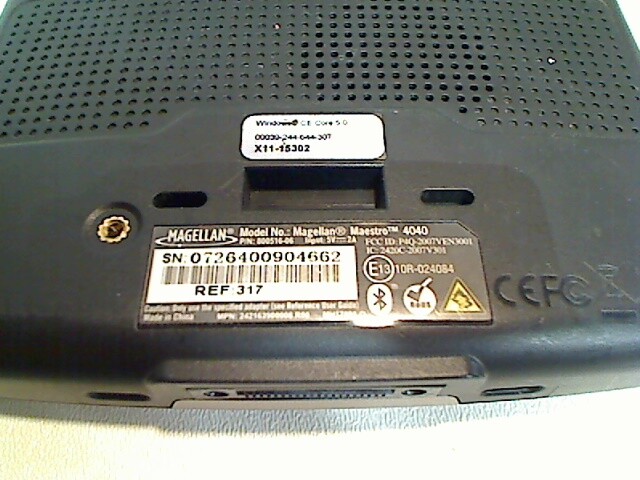 MAGELLAN PORTABLE GPS AUTO NAVIGATION MAESTRO 4040