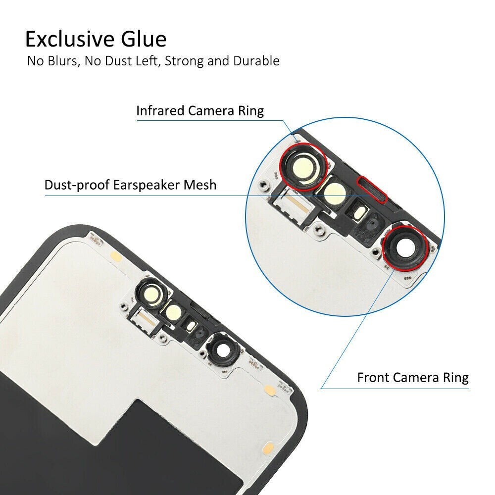 For iPhone 13 LCD Display Touch Screen Replacement Digitizer Assembly AAA+ Tools