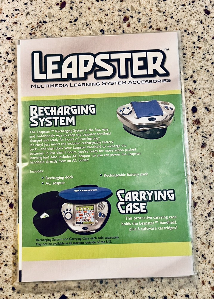 Leapster Multimedia Learning System Instruction Manual