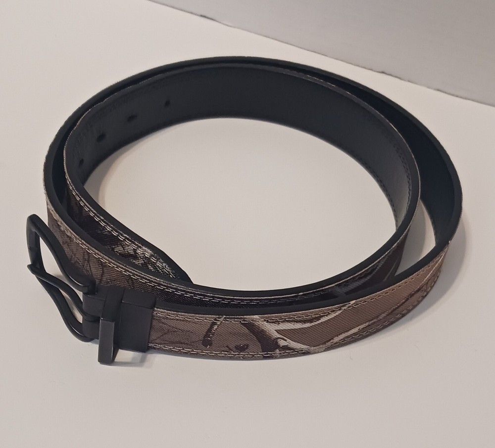 Mossy Oak Camo Leather Belt