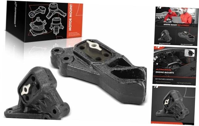 2PCS Front Left and Right Engine Motor Mount Kit Compatible with Dodge Ram