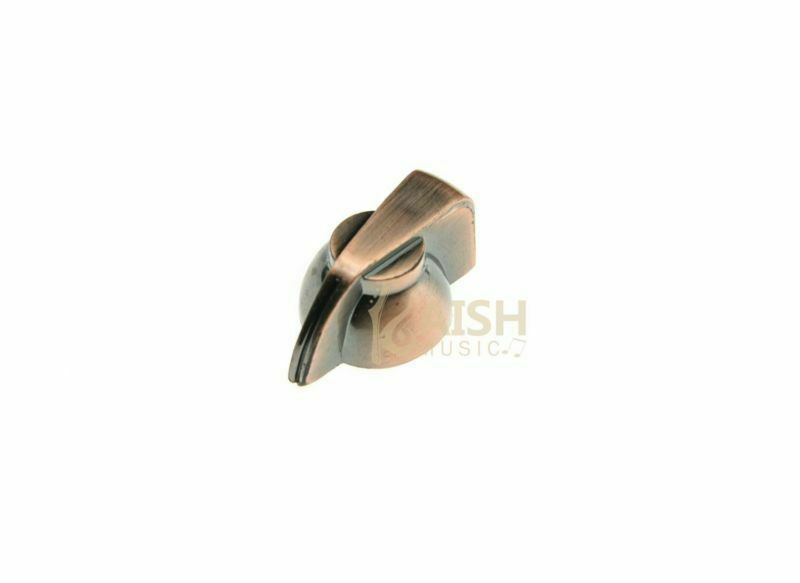 KAISH 12x Brass Insert Guitar Chicken Head Knobs AMP Effect pointer Knobs Bronze