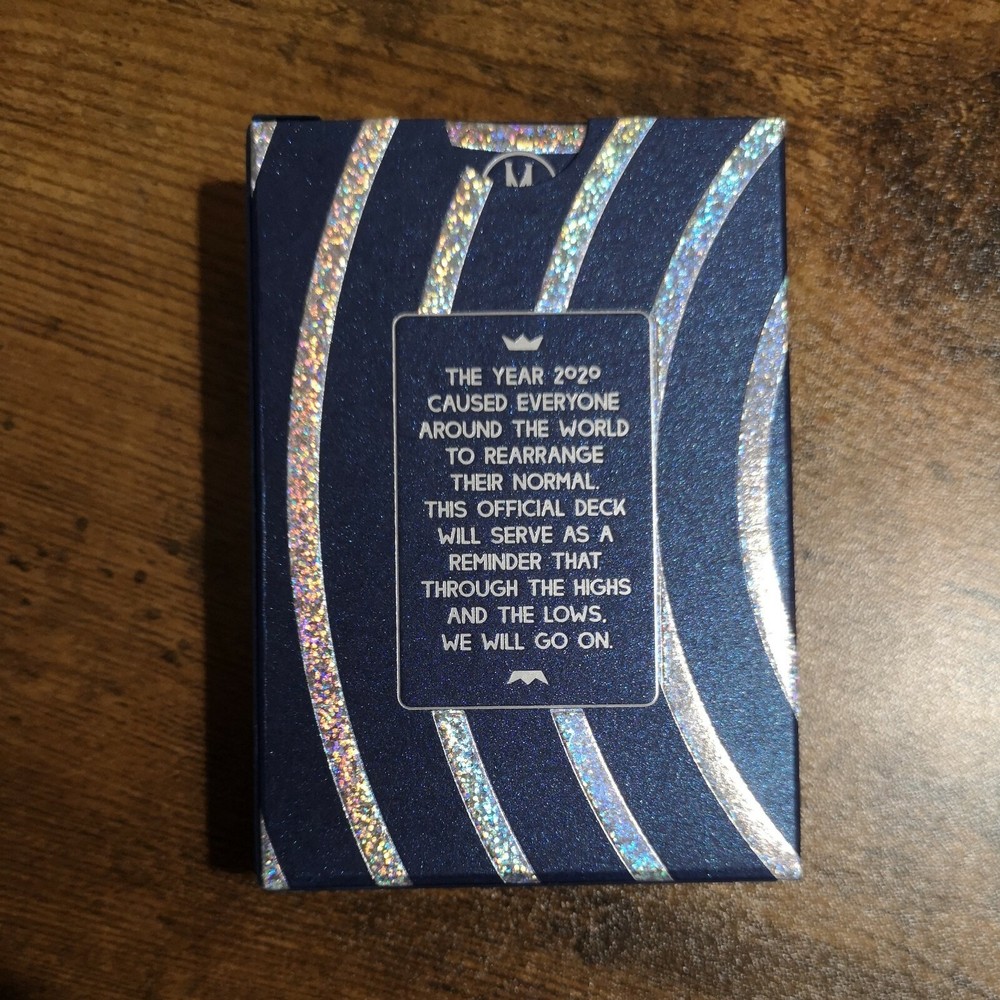 Silver Gilded Twenty Twenty Playing Cards New Signed & Numbered Marvelous Decks