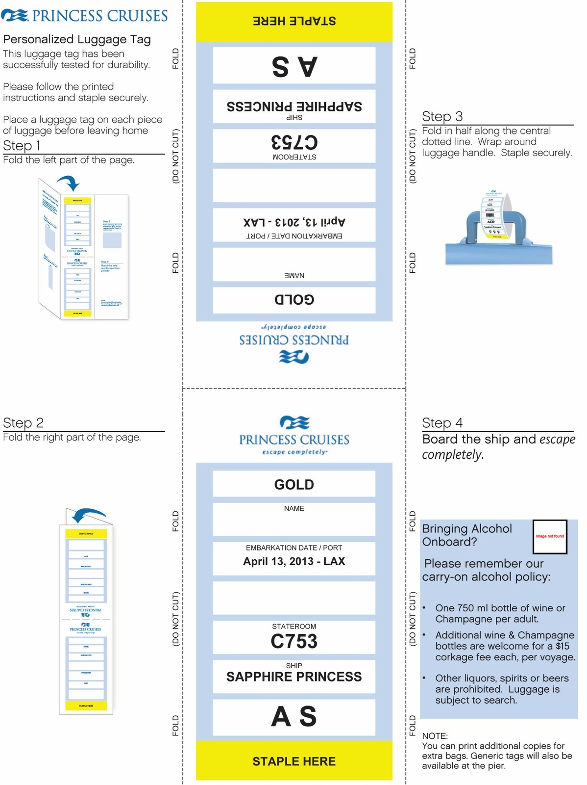 10 Pack - Premium Vinyl Cruise Ship Luggage Tag /eTag Holders with 9" Worm Loops
