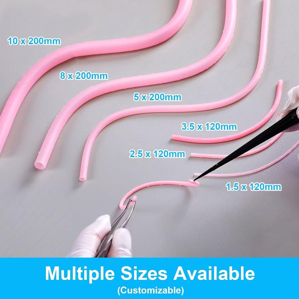 2PCS Vascular Microvascular Anastomosis Suture Practice Exercise Model Mult Size
