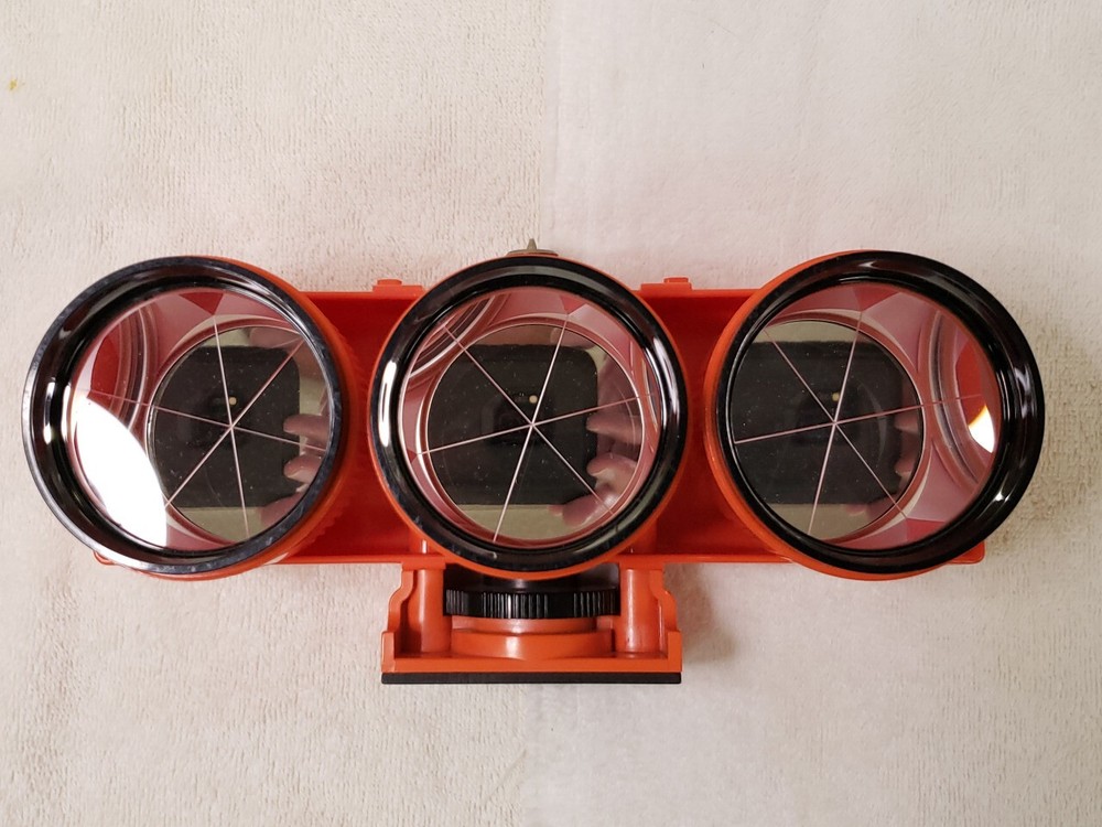 Retro-Ray 8003 triple-prism assembly with bag