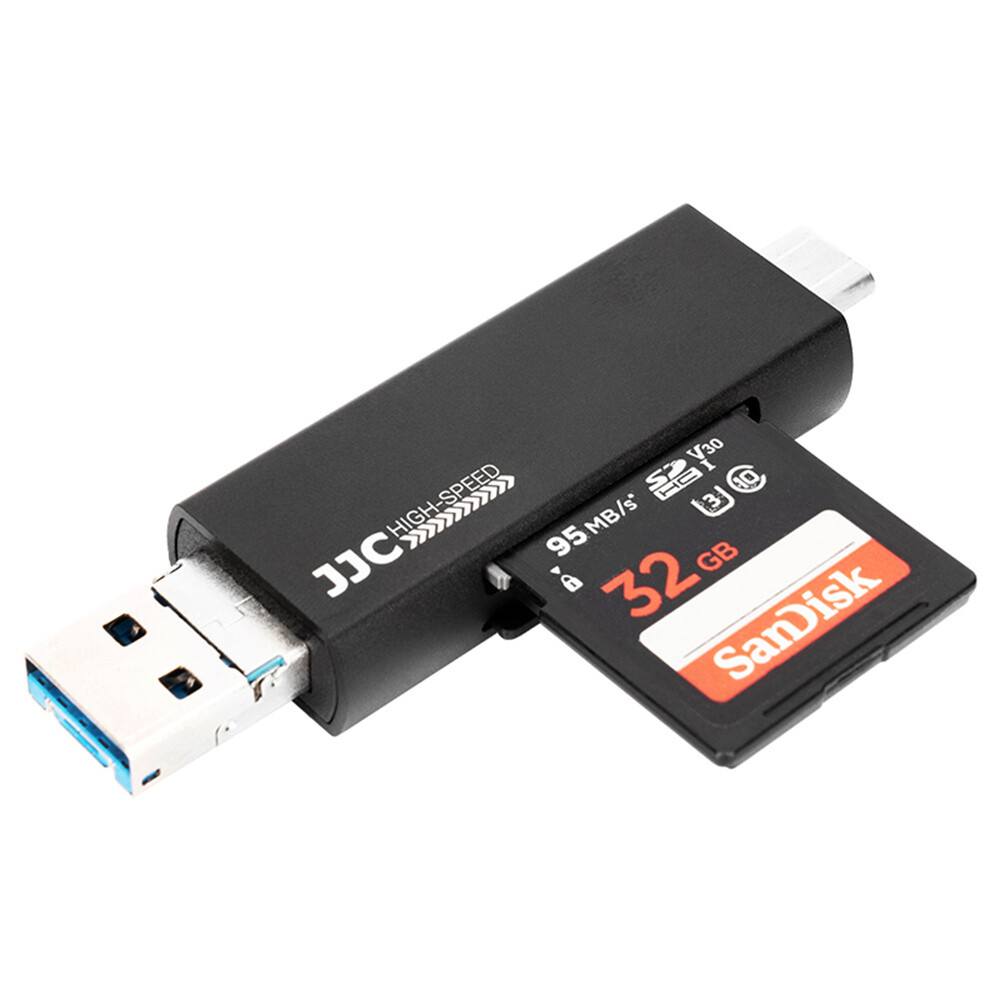 SD Card Reader USB 3.0 2.0 Type C for Samsung Goole Fits SD Micro SD SDXC SDHC