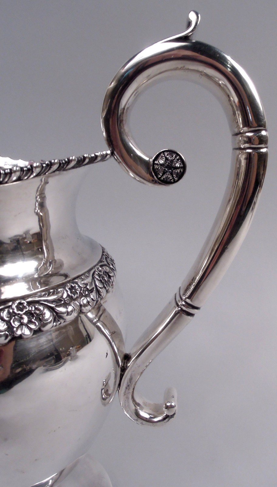 Frederick Marquand Water Pitcher Antique Federal New York American Coin Silver