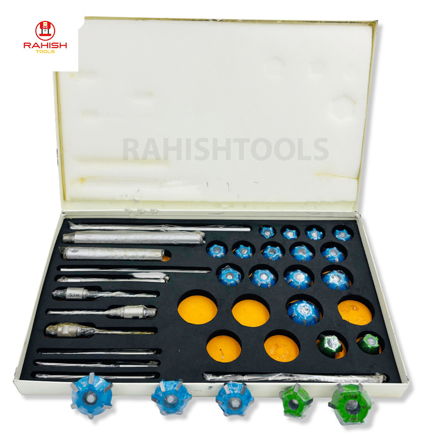 Valve Carbide Small Tipped Seat Cutter  Set 21x 30 45 70 (20 Degree) For Vintage