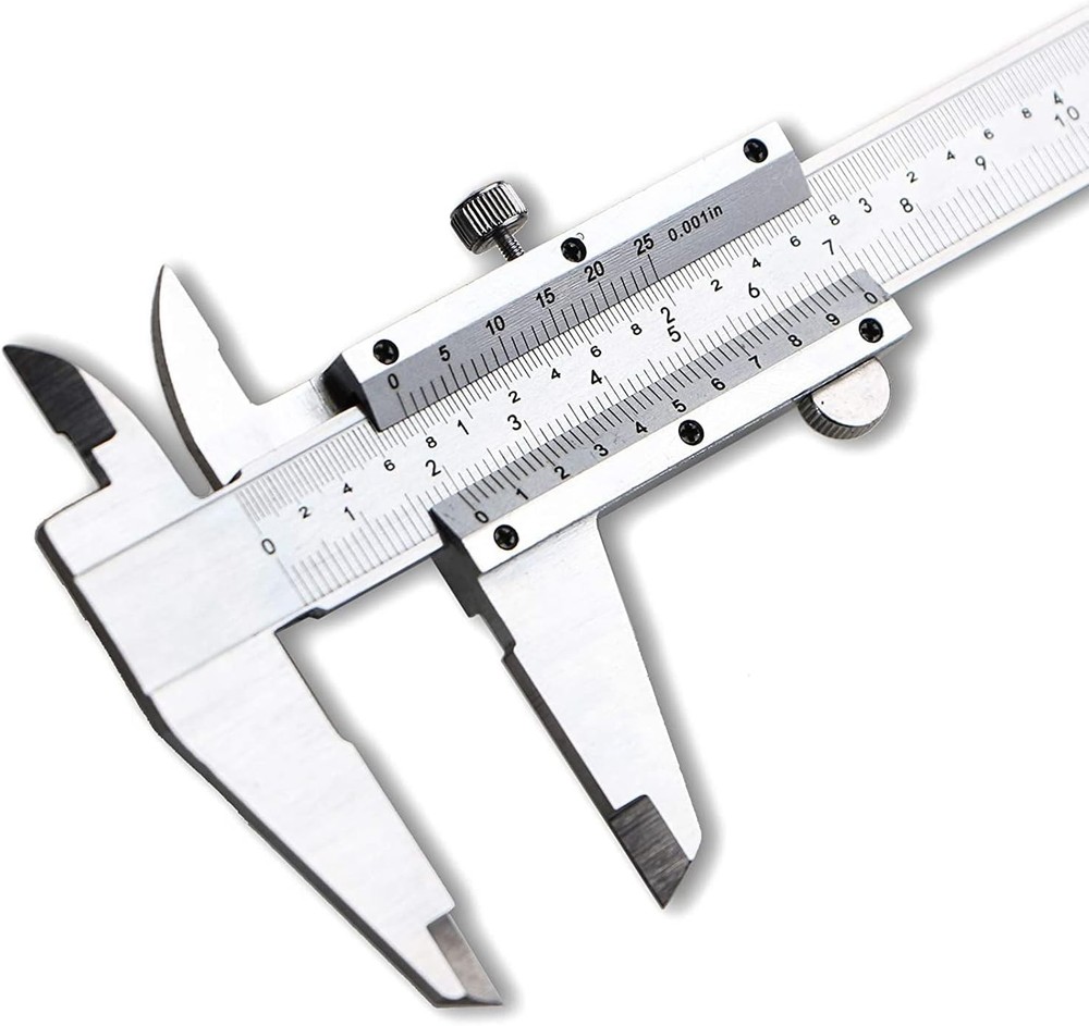 Vernier Caliper 6 Inch Manual Measuring Tool 0.001" 150mm