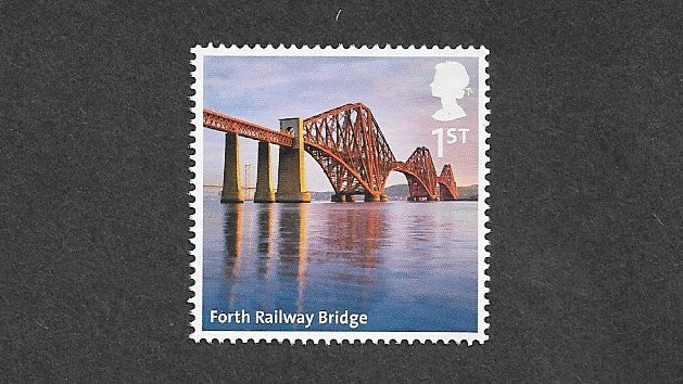 Forth Railway Bridge Bridges Architecture Great Britain mnh Ist Class issue