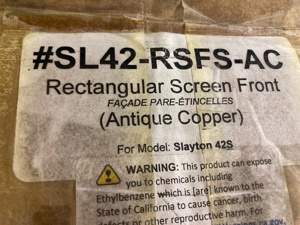 Slayton 42 Rectangular Screen Front Antique Copper RT34-RSF-AC