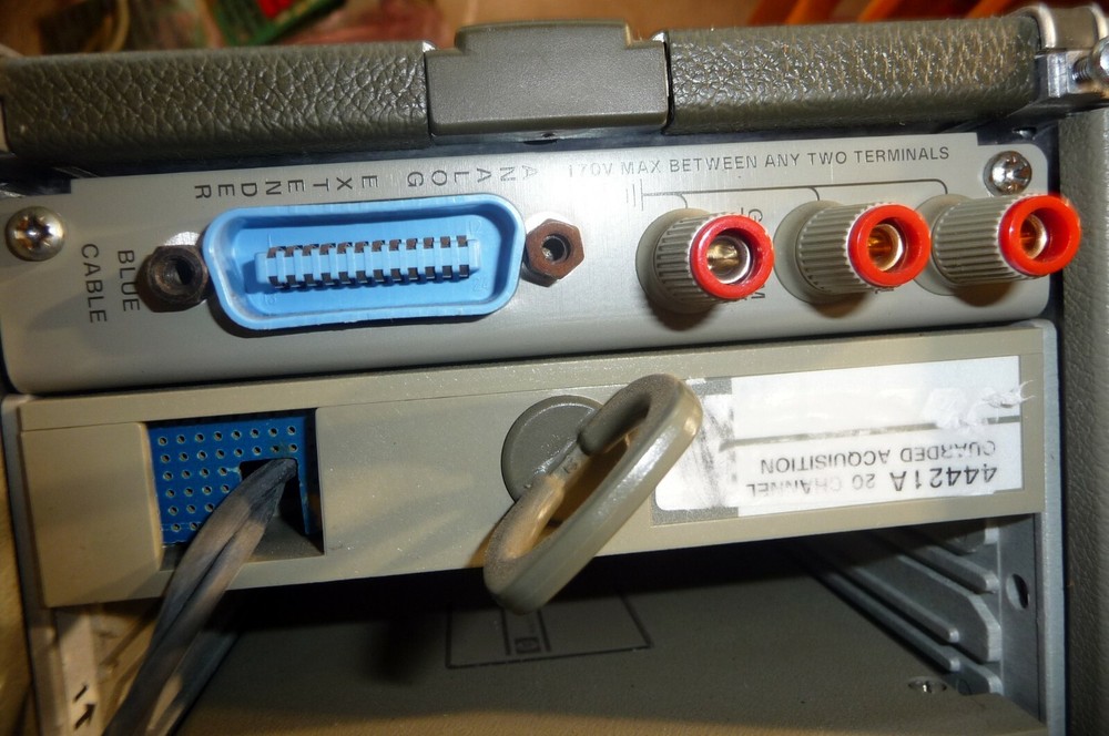 AGILENT HP 3498A EXPANDER data acquisition / control unit with cables