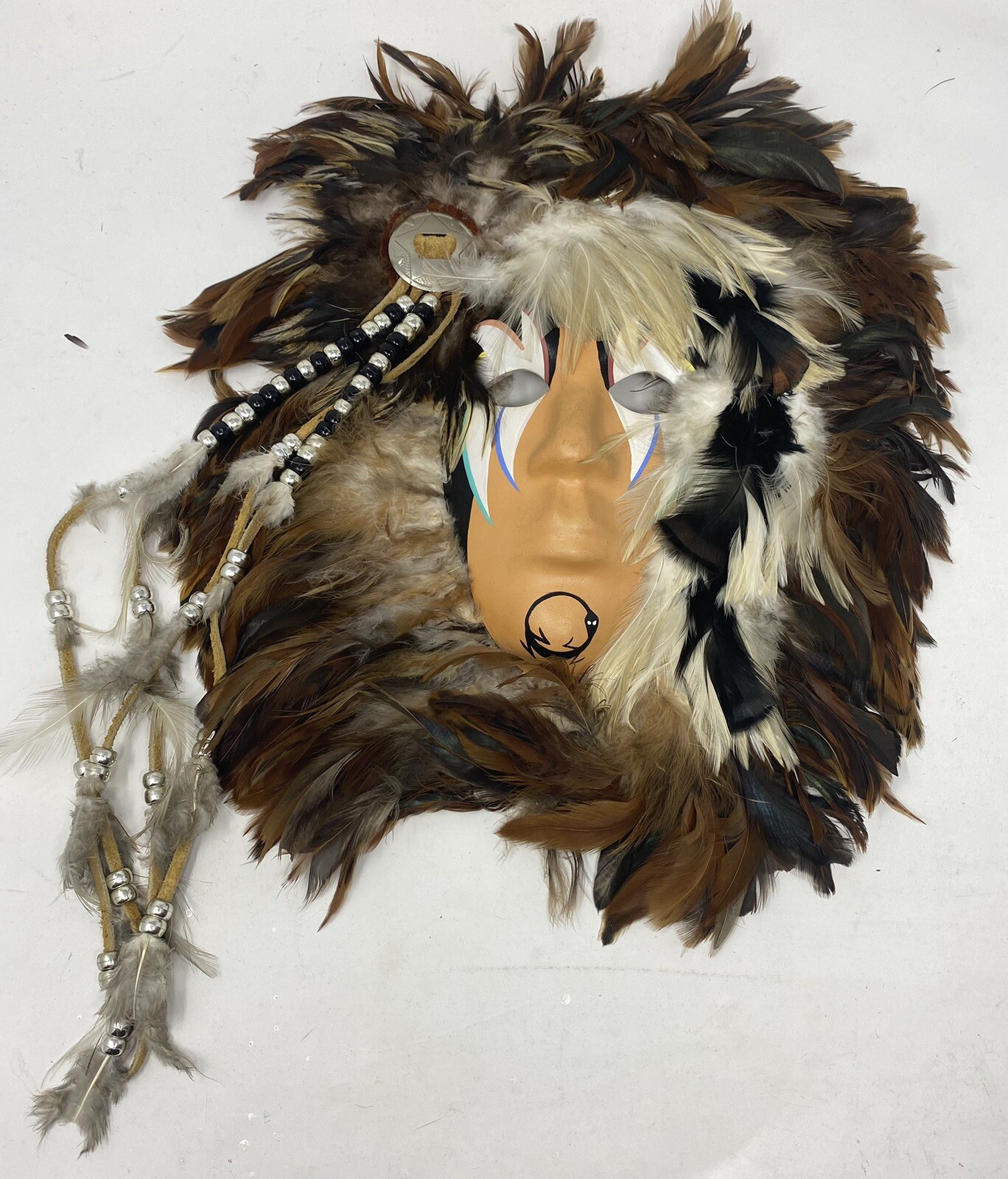 Vintage RW Adamson 1989 Arts Shaman's Medicine Mask Wall Art The Eternal Signed