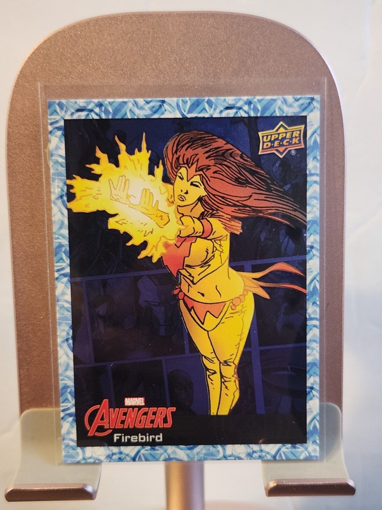 2024 UPPER DECK AVENGERS DAVE & ADAMS BLUE FOIL FIREBIRD#26