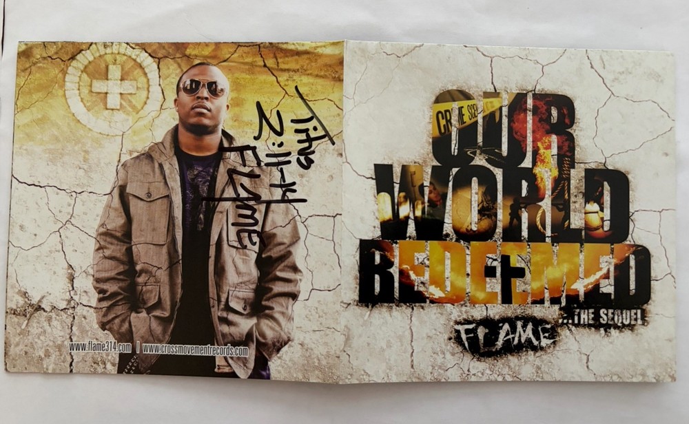 Flame Our World United Sequel Signed Autographed CD Cross Movement Marcus Gray
