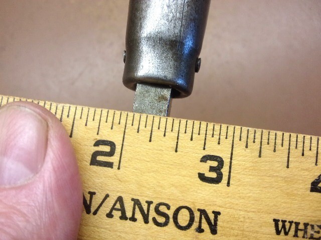 UNIQUE 5/8" STRIKE TANG CHISEL 13 1/2" Long Rugged 3/8" Thick Chisel Tool Clean!