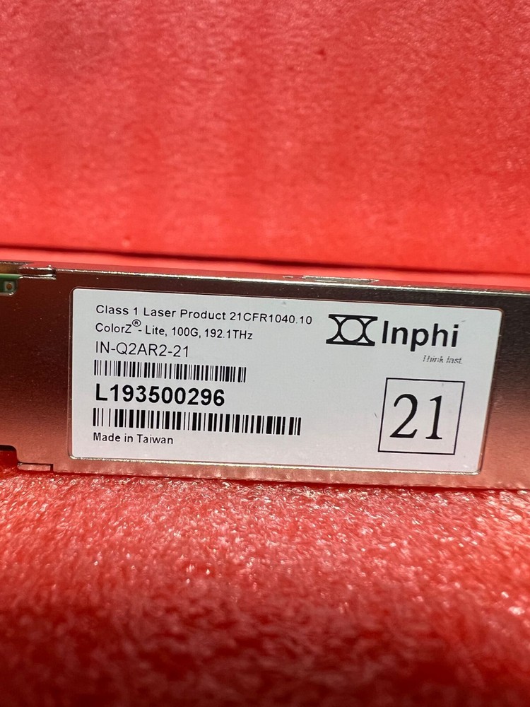 INPHI IN-Q2AR2-21 100G 192.1THZ TRANSCEIVER MODULE