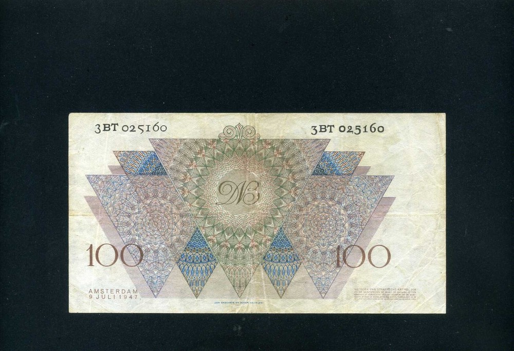 Netherlands 100 gulden 1947 - VF